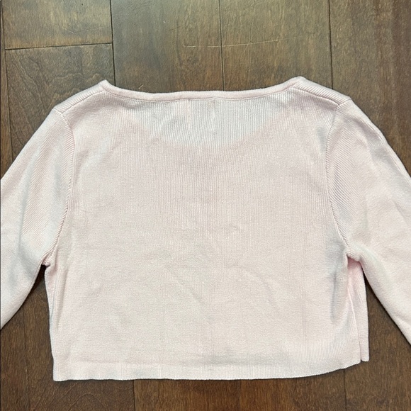 Princess Polly Ballet Pink Button Down Knit Sweater, Size 0 - Picture 8 of 8